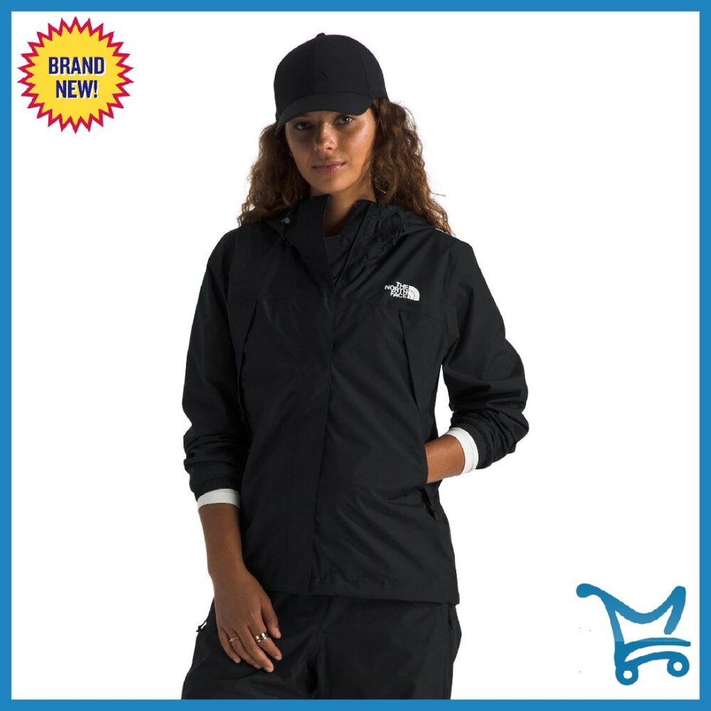 Waterproof Breathable Rain Jacket, Standard Fit, Seam-Sealed, Adjustable Hood